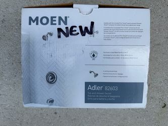 Brand New Moen Adler 82603 Single-Handle Tub and Shower Faucet Set - Chrome