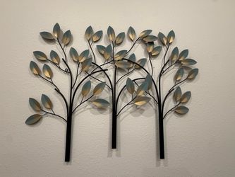 Metal Tree Wall Art Decor