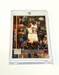 1997 Upper Deck Michael Jordan Bulls Game Dated
