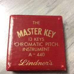 Harold Lindner Master Key 13 Keys Chromatic Pitch Instrument A-440 Lindner’s