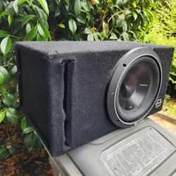 Rockfordfosgate 1000w Subwoofer In Ported Box