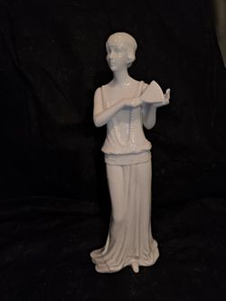 Vintage Art Deco Flapper Woman 