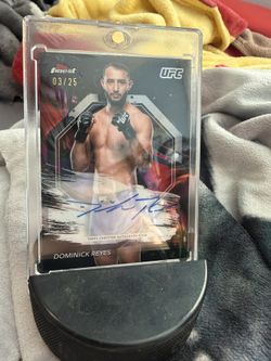 Dominick Reyes Topps Finest /25 Auto