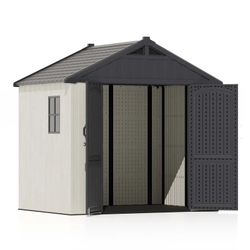 Patiowell Kick-it 8x6 Plastic Shed Pro