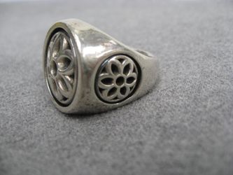 Good Art HLYWD Sterling Silver Club Ring Size 10.5