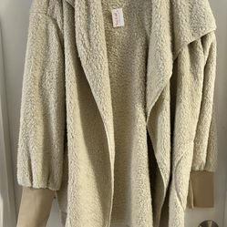 Women’s Top It Off  Fleece Cardigan One Size New