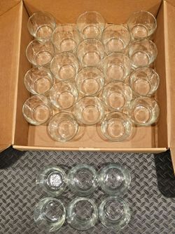 26+ Glass Votive Holders / Candle Cups – Wedding Party Set