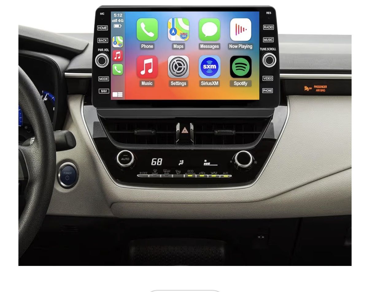 4G LTE QLED Radio for Toyota Corolla 2020 2021 2022 Upgrade,8-Core CPU Touch Screen Stereo,Wireless CarPlay & Android Auto,Support OEM SWC and Camera