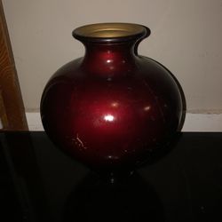 Red Large Vase