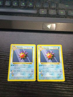Pokemon Starmie 64/102 Base Set Shadowless $3 Each