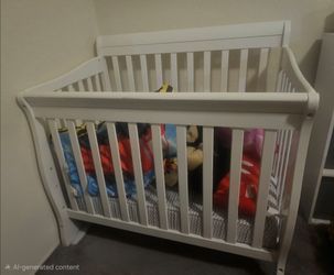 Crib and rocker chair