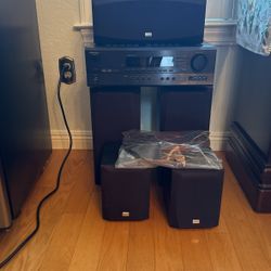 Onkyo Receiver And Speakers HT-R500