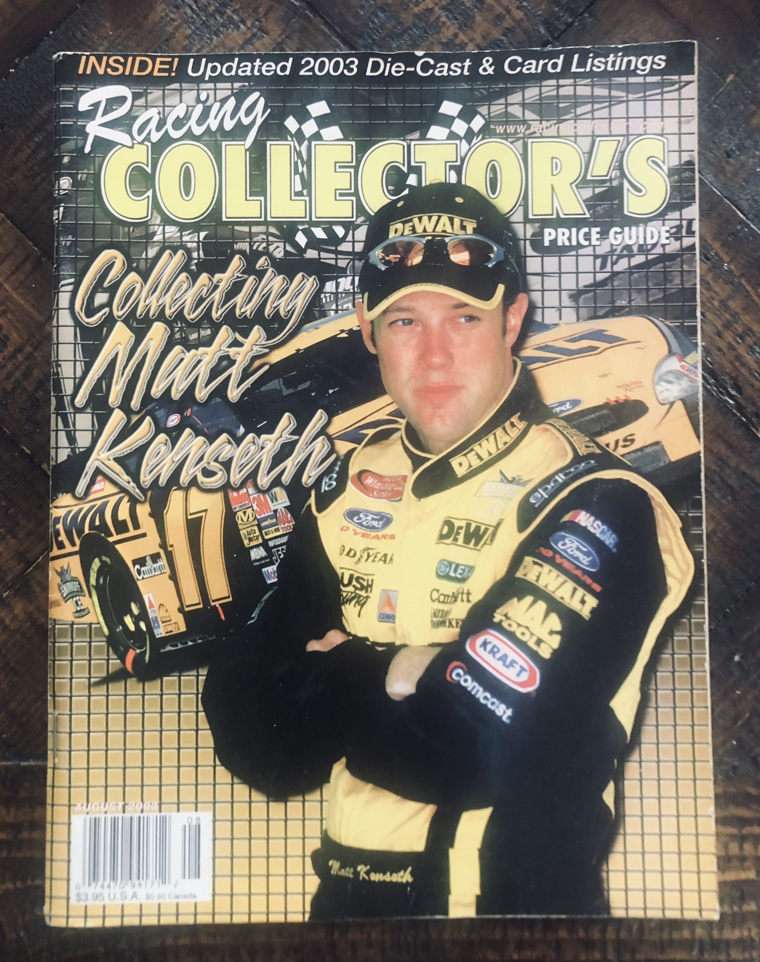 2003 NASCAR Collectors Price Guide-Die Cast Cars And Cards Magazine -GC