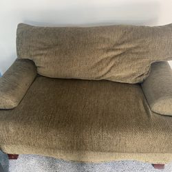 Sofa couch comfortable Extra plush Olive green 