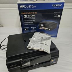 Brother Printer w/ BOX, manual & INK Wireless Color Inkjet All-in-One Scanner Copier Fax

Office Computer
