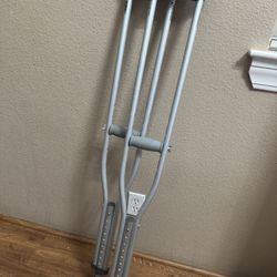 Pair Of Crutches 