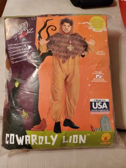 Cowardly Lion Wizard of Oz Costume