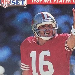 Joe Montana #2 Error Card 1990