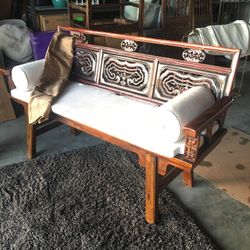 Asian Elmwood Bench MCM