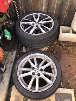 Lexus Rear Rims 