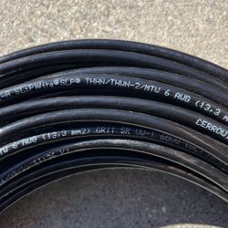 Cerrowire #6 Gauge thhn Nuevo 90 Pies