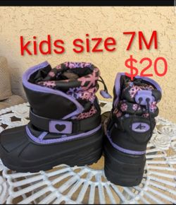 Girls Thermal snow boots & pants