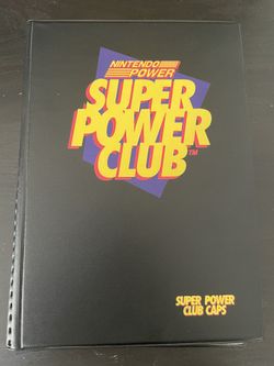 Nintendo Power Super Power Club Cap Set RARE