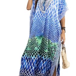 caftans for women plus size swim cover up vneck batwing dress loose fit moroccan caftan mumu dresses for women