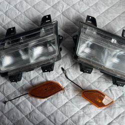 Jeep Wrangler Front Fender Lights - Pair