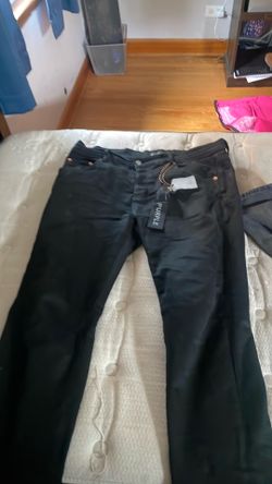 Purple jeans