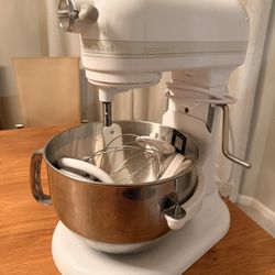 KitchenAid Epicurean 475W Stand Mixer – Heavy Duty, Stainless Bowl + Attachments
