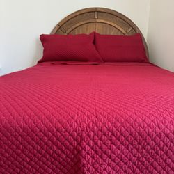 Oak Wood Bedroom Set