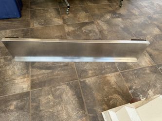 Five - 5 Foot Stainless Steel Restaurant Shelves