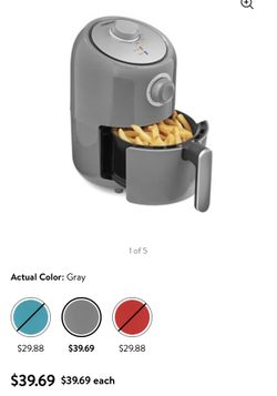 Farberware 1.9qt Air Fryer Grey