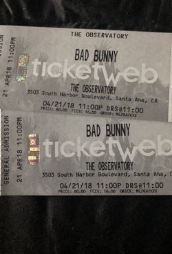 Bad bunny tickets