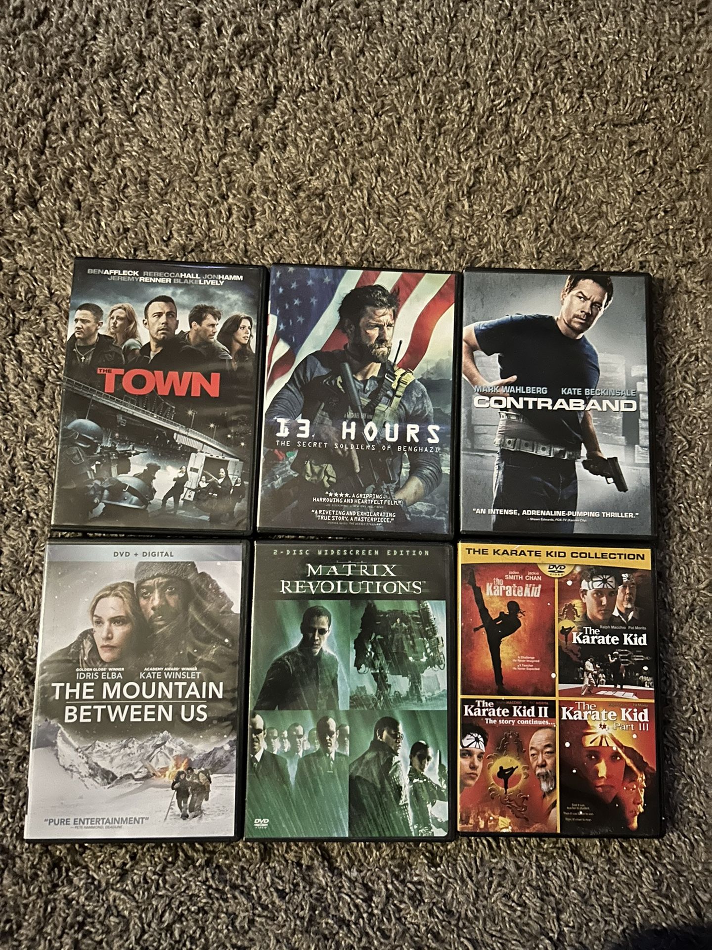 9 Pack Action DVDs