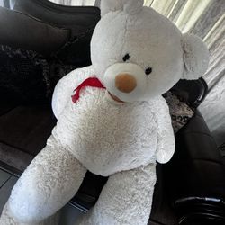 Big Cream Colored Teddy Bear!! Great For Mothers Day!!