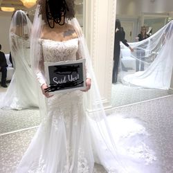 New Wedding Dress With Train