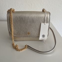 Tory Burch Emerson Metallic bag