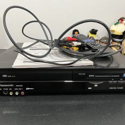WORKING Panasonic DVD VCR Combo Recorder Remote Manual DMR-EZ48V New Blank VHS