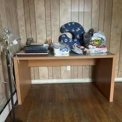 Table With Glass Top For Photo Or Documents