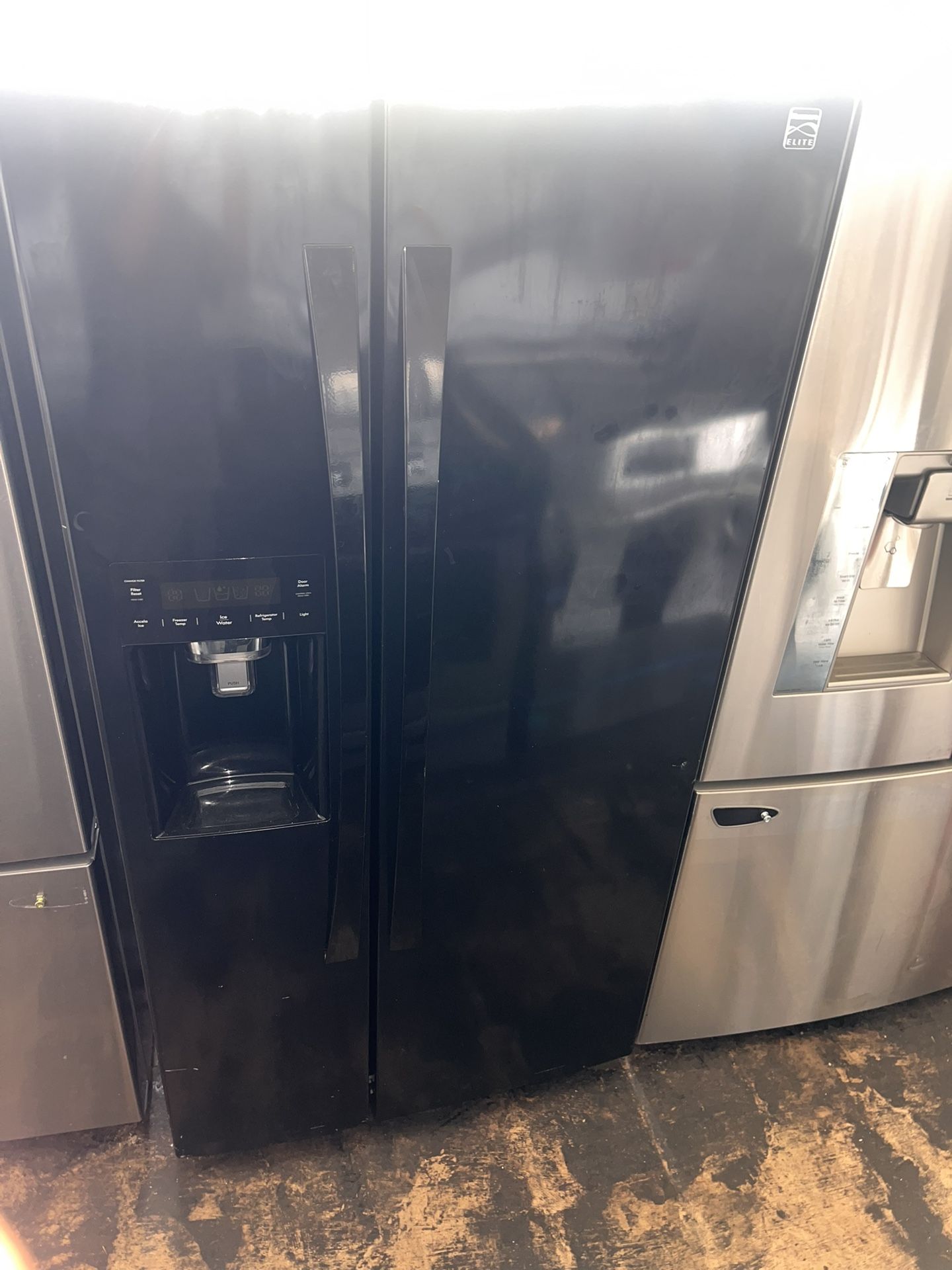 Kenmore Black Side By Side Refrigerator 