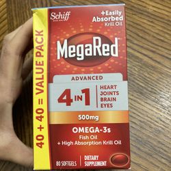 NWT Schiff MegaRed Advanced 4 in 1 Fish Oil 