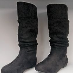 Black Thigh High Women's Boots-size 10