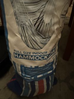 Indoor/Outdoor Hammock With hardware