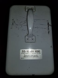 Sunlight supply 1000w metal halide ballast