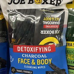 Joe Boxer Face And Body Detox Wipes
