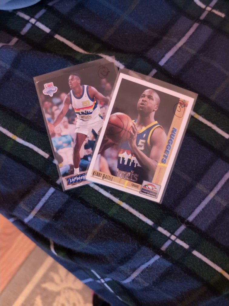 Laphonso Ellis And Kenny Battle Cards