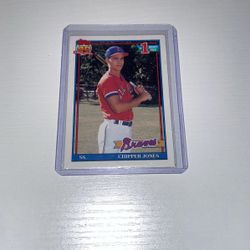 Chipper Jones Rookie Card 