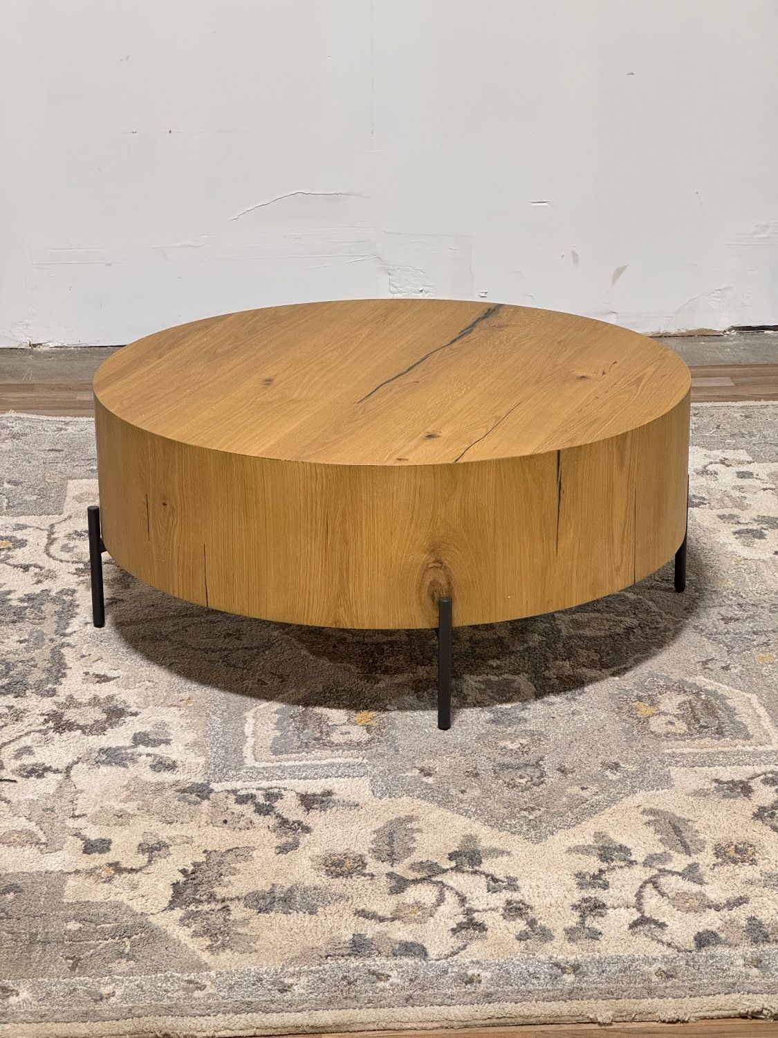Round Wood Coffee Table (Retail $749)